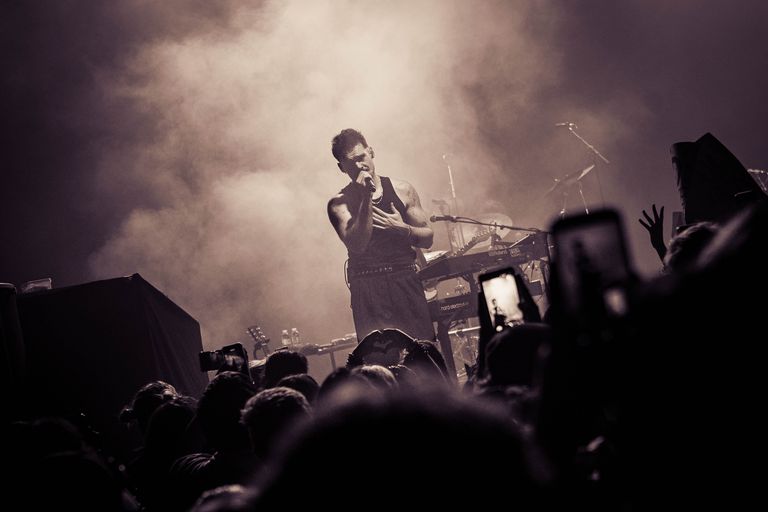 James Marriott performing live at Hindley Street Music Hall in Adelaide
